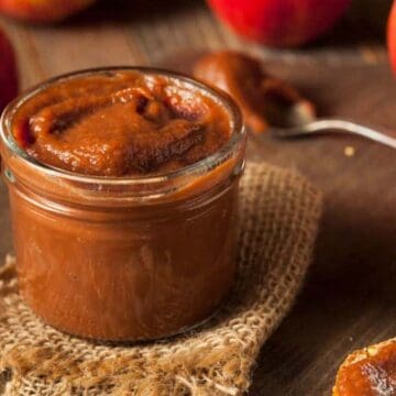 Billede med æblesmør og apple butter